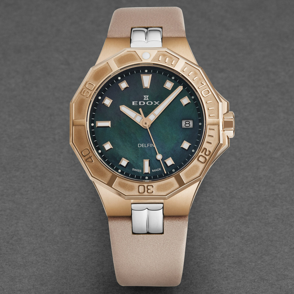 Edox Ladies Delfin Quartz // 53020-37RC-NANR