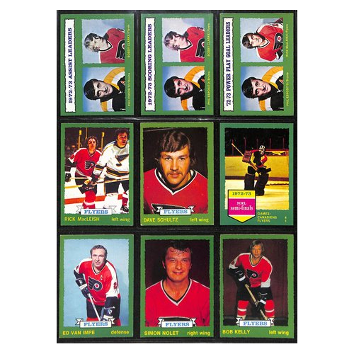 Lot of (18) 1973-74 O-Pee-Chee OPC Hockey Flyers Cards 192476