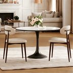 Upholstered Dining Chairs (Set of 2) - Beige