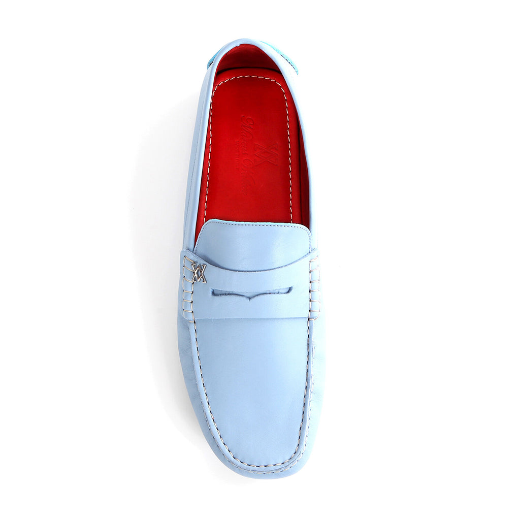 Chip Driver Loafer // Light Blue