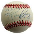 Rick Barry HOF Autographed/Inscribed OML Baseball Golden State Warriors JSA