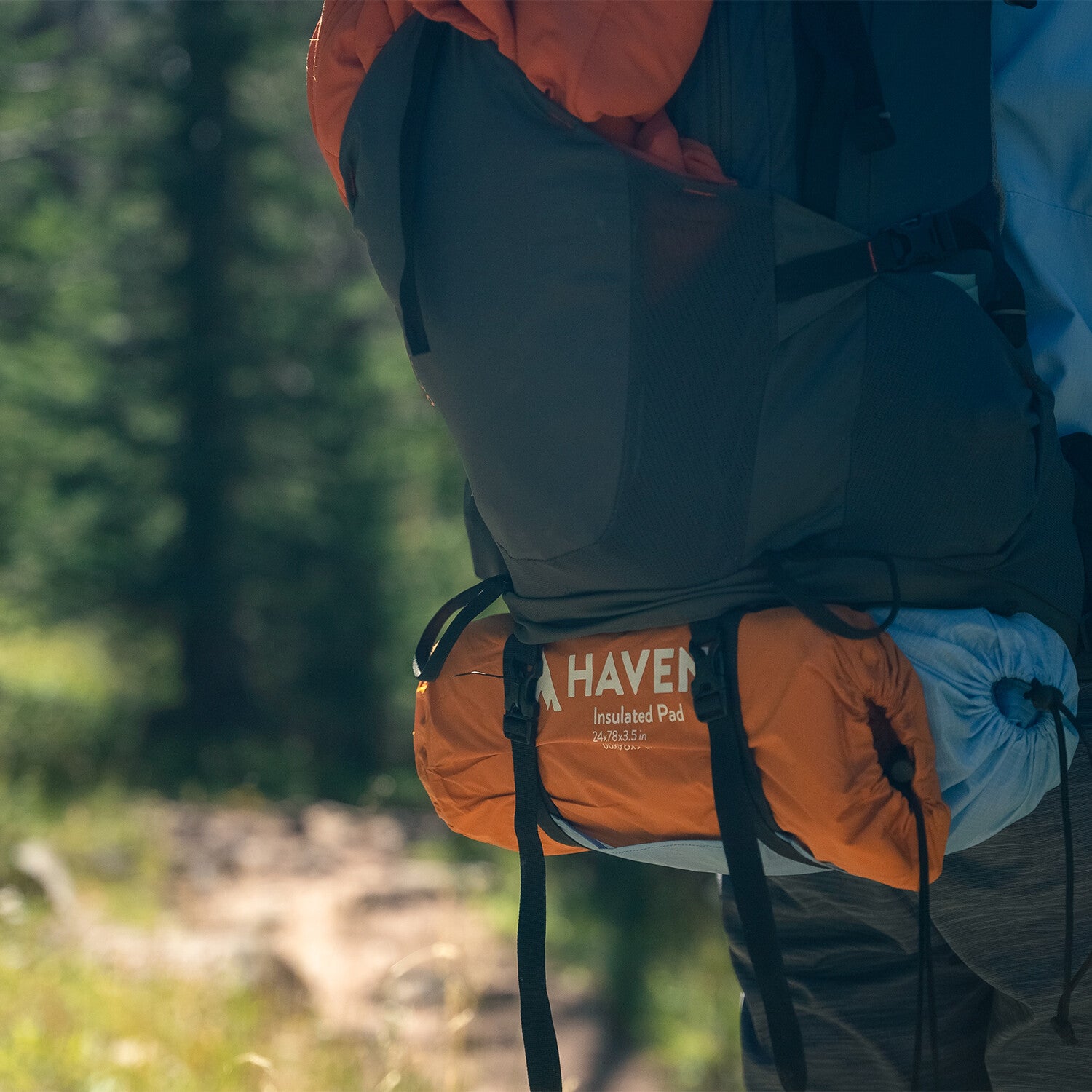 Haven Tent with insulated pad // Sky Blue