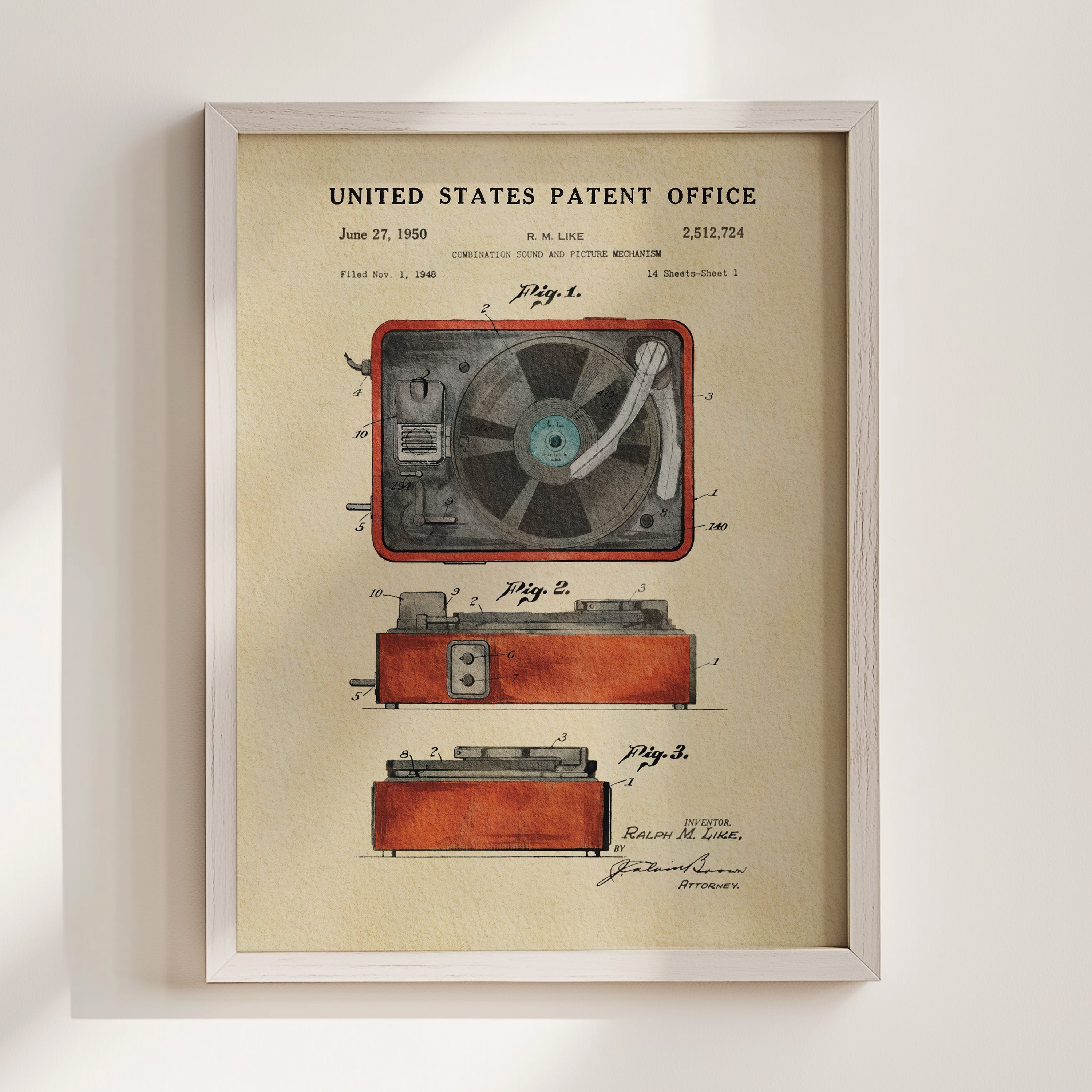 Red Record Player (1950)