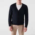 Button-Up Cardigan // Navy Blue