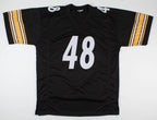 Bud Dupree Signed/Autographed Steelers Black Football Jersey Beckett 156157