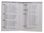 Vintage 1961 New York Football Giants Press TV Radio Media Guide