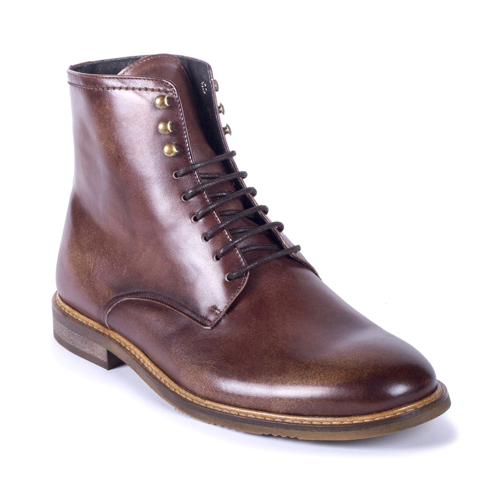 Crobal Leather Boot // Brown