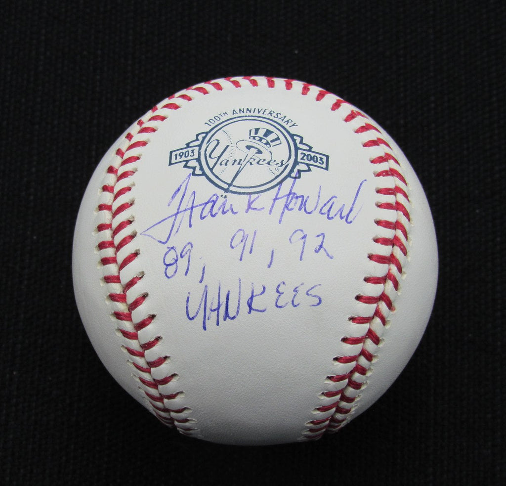 Frank Howard Signed/Auto Yankees 100th OML Baseball MAB Inscr 187104