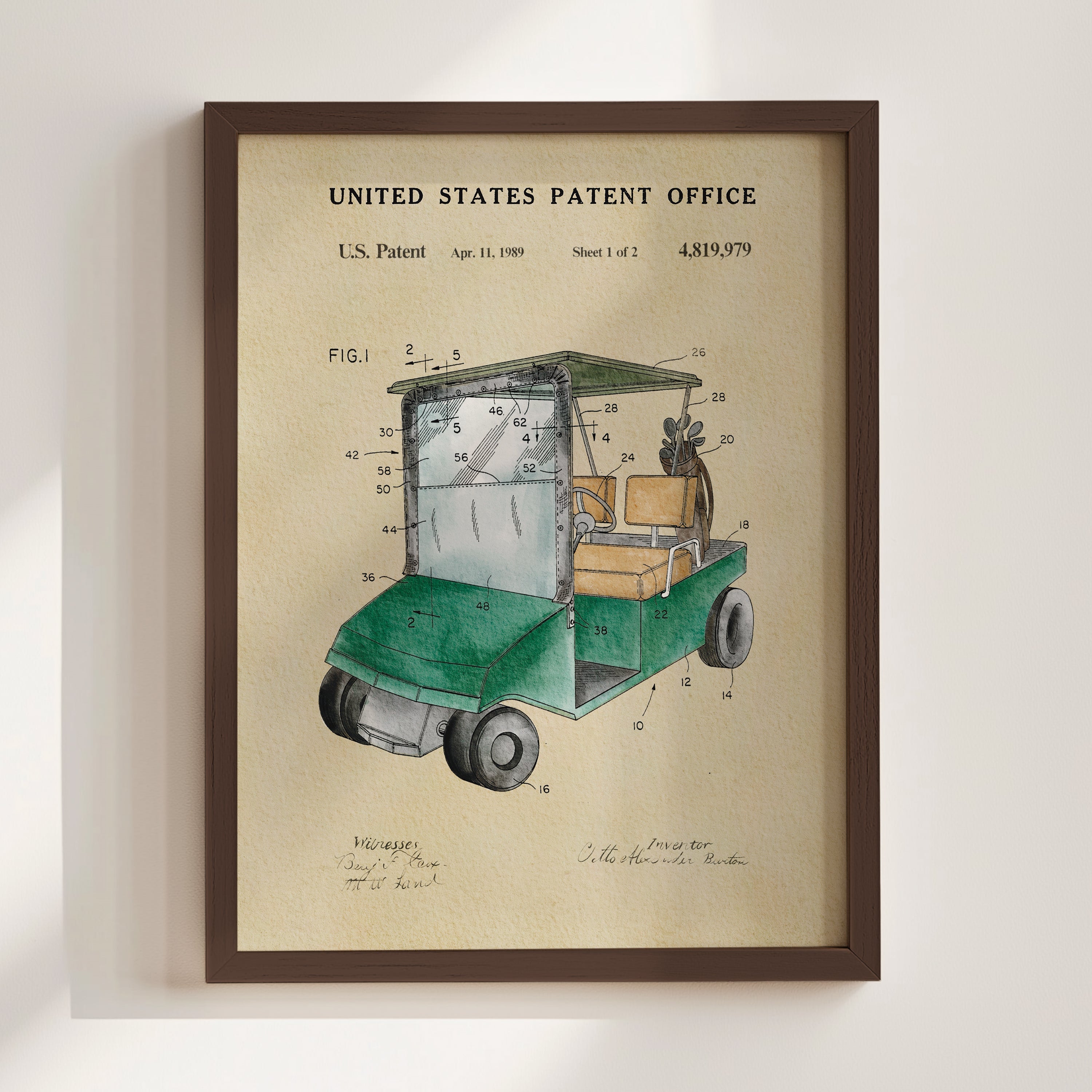 Green Golf Cart (1989)