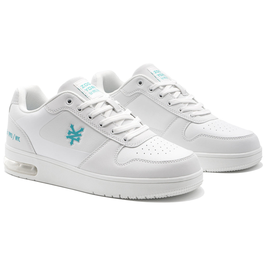 Rucker Sneakers // White Tblue