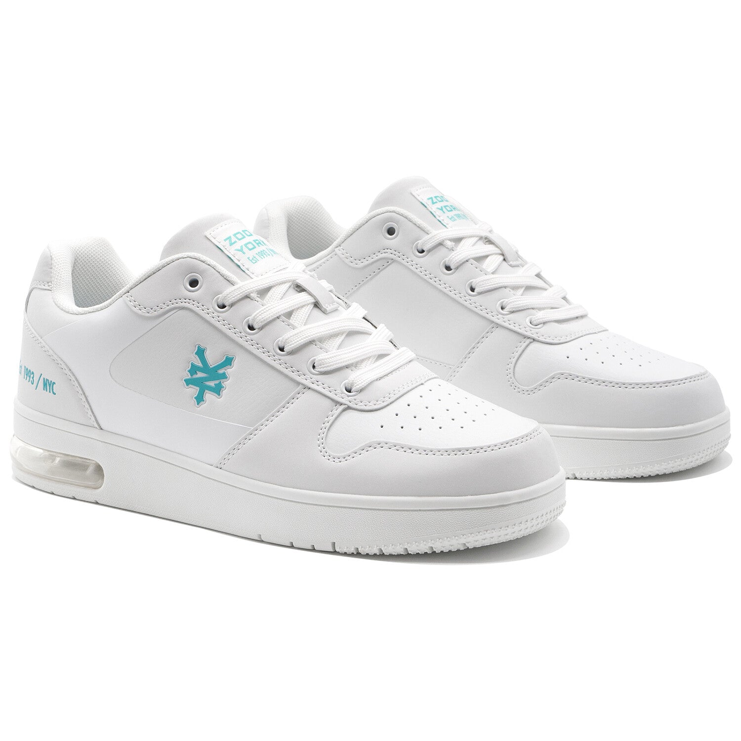 Rucker Sneakers // White Tblue