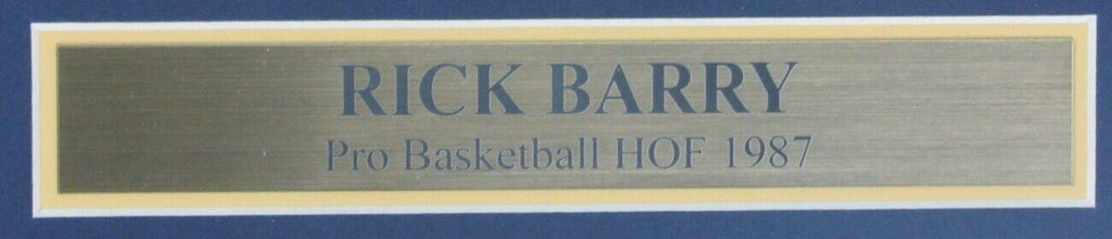 Rick Barry Golden State Warriors Signed 8x10 Framed Photo BAS 152780