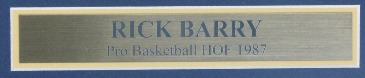 Rick Barry Golden State Warriors Signed 8x10 Framed Photo BAS 152780