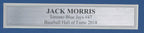 Jack Morris HOF Signed/Auto 8x10 Photo Toronto Blue Jays Framed JSA 190858