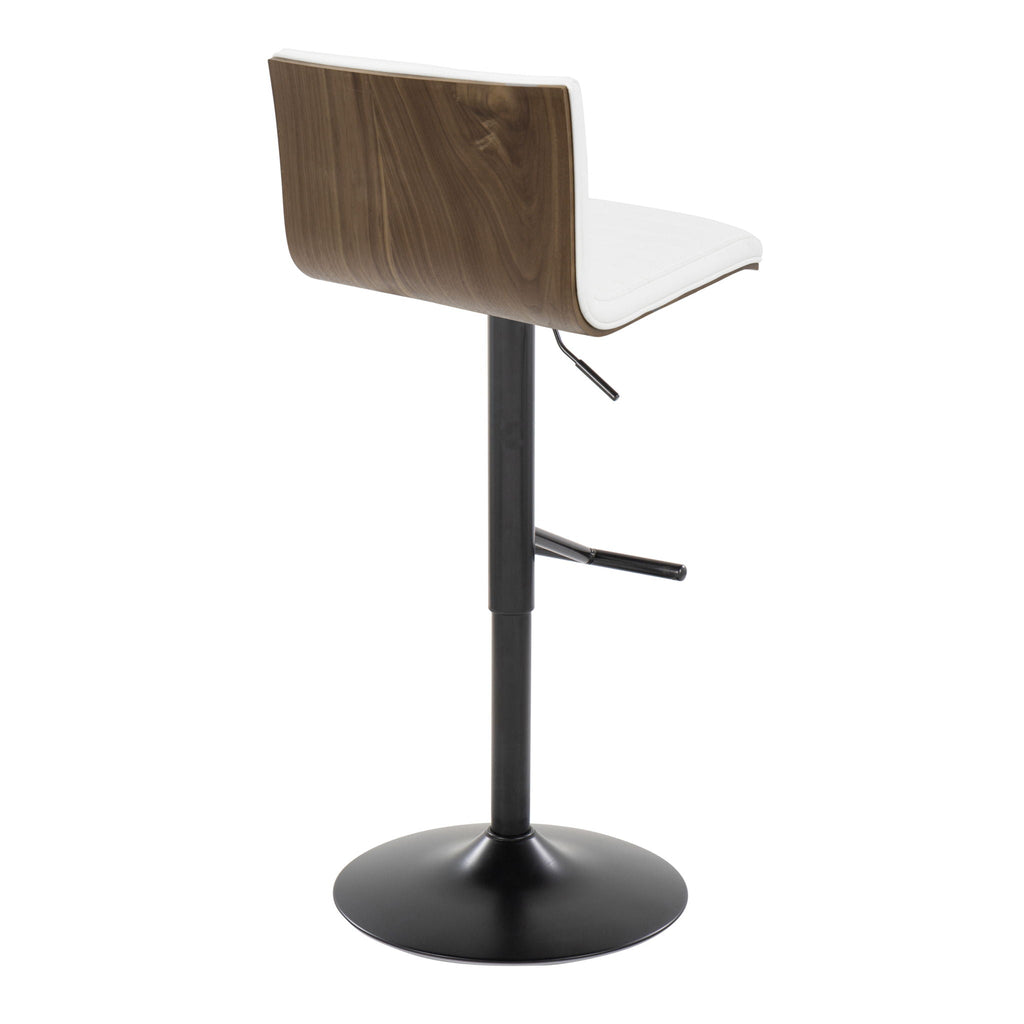 Mason - Contemporary Adjustable Barstool With Swivel (Set of 2)