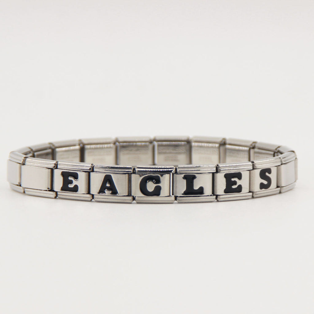 GO BIRDS  Italian Charm Bracelet -Game Day & Special Gift for Eagles Fans