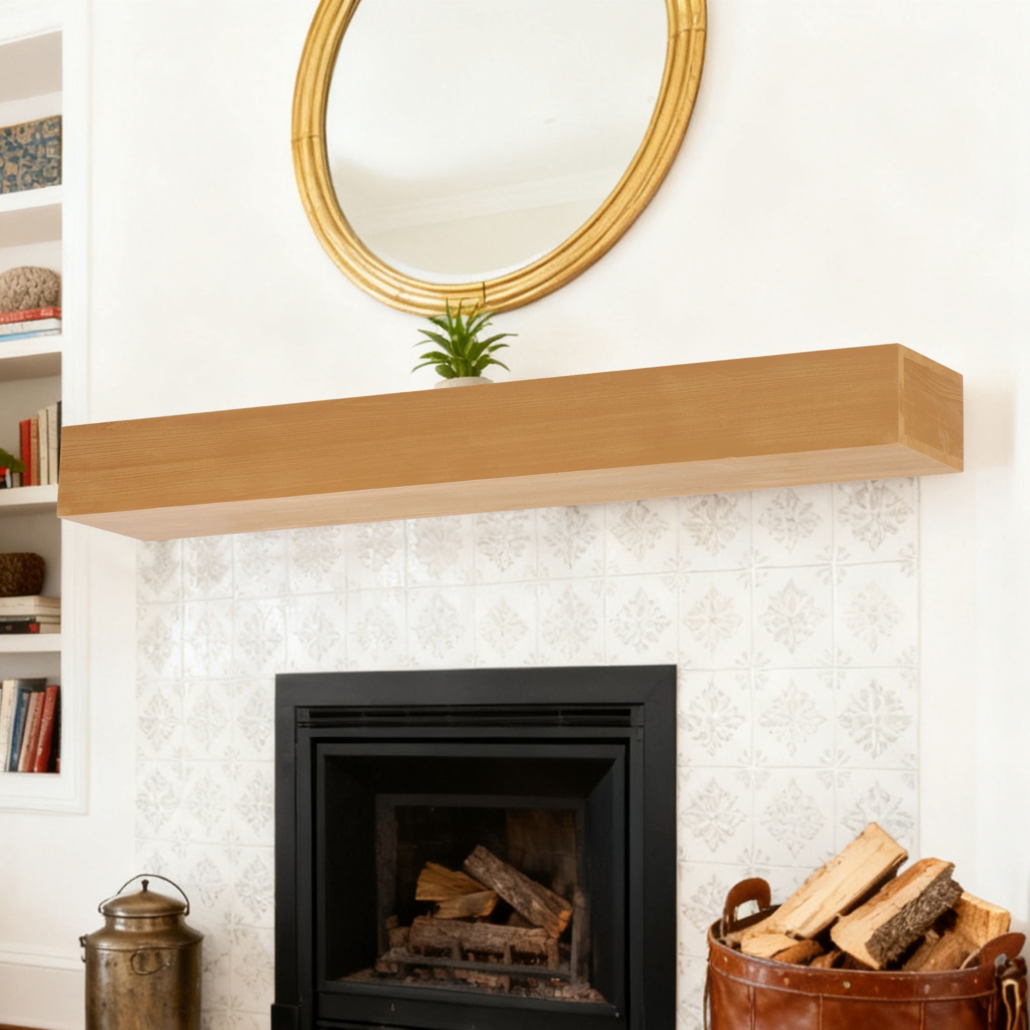 Fireplace Mantel Floating Shelf