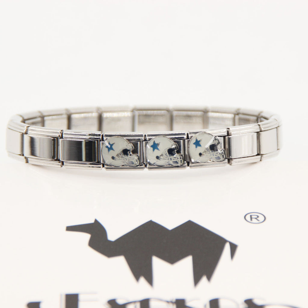 Dallas Cowboys Italian Charm Bracelet – DIY Custom Gift for Fans