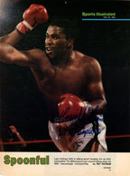 Tim Witherspoon Autographed/Inscribed Magazine Photo Boxing Champ 177618