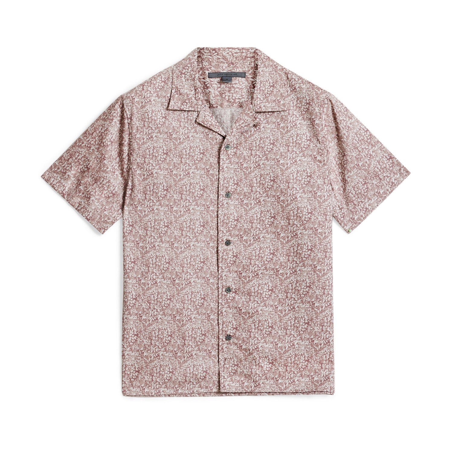Danny // Jungle Print Camp Collar Shirt // Mauvewood