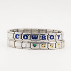Dallas Cowboys Italian Charm Bracelet – DIY Custom Gift for Fans