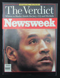 October 16, 1995 Newsweek Magazine Newstand NO LABEL O.J. Simpson 187393