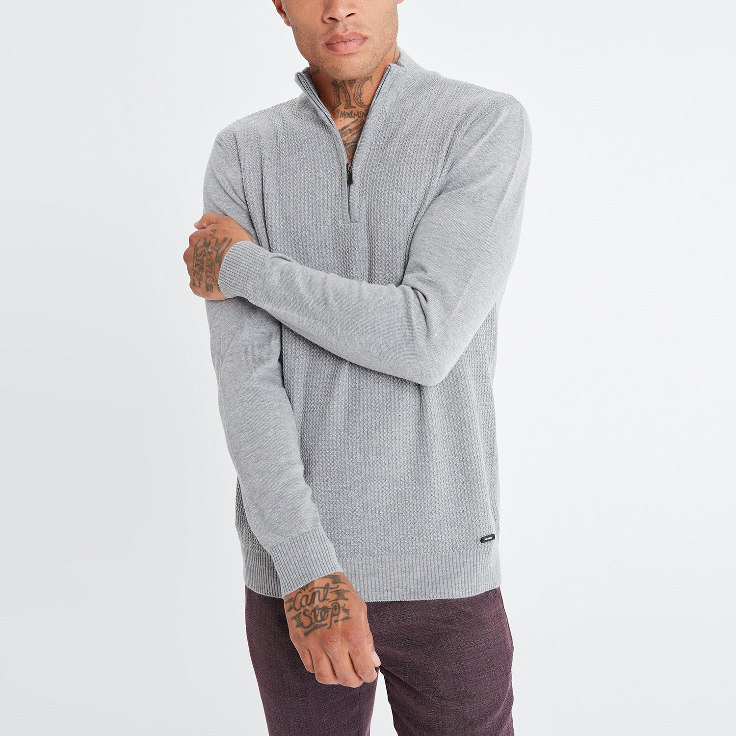 Jimmy Sanders // Kane Sweater // Gray