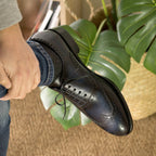 James Wingtip Derby // Navy Blue