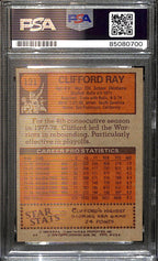 Clifford Ray Signed/Auto 1978 Topps Card #33 Warriors PSA/DNA 185417