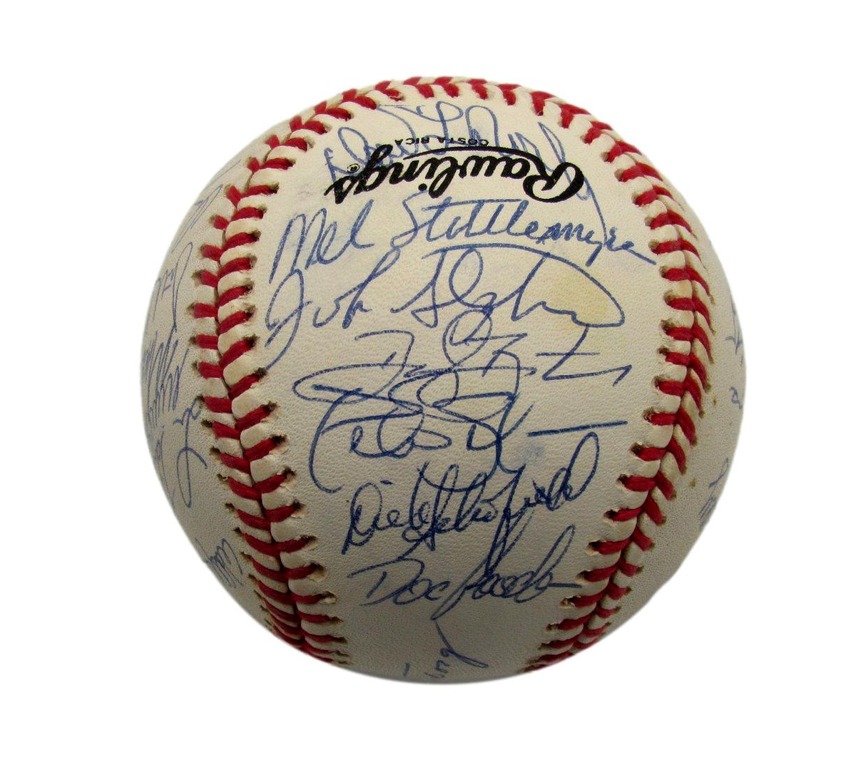 1992 Mets Team Signed by 30 Players ONL Baseball Torborg Murray(HOF) Cone 187273
