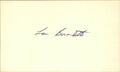 Lew Burdette Milwaukee Braves d.2007 Signed/Autographed 3x5 Index Card 162566