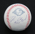 Tyler  Clippard Signed/Auto Yankees 100th OML Baseball JSA Inscr 186865