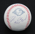 Tyler  Clippard Signed/Auto Yankees 100th OML Baseball JSA Inscr 186865