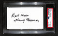 Harry Newman Autographed 3x5 Cut Card PSA/DNA 186551