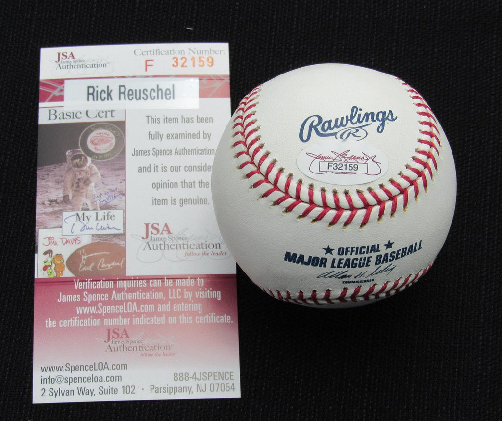 Rick Reuschel Signed/Auto Yankees 100th OML Baseball JSA  186845