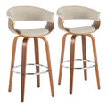 Vintage Mod - Mid Century Modern Fixed Height Barstool