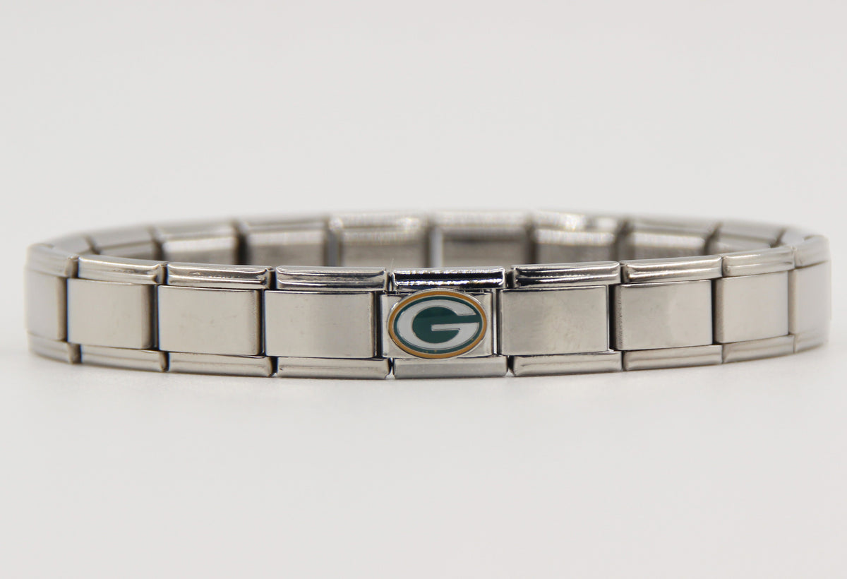 Football Team Logo Italian Charm Bracelet – Custom Gifts for Fans