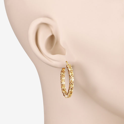 4.80 Carat Genuine Citrine .925 Sterling Silver Earrings
