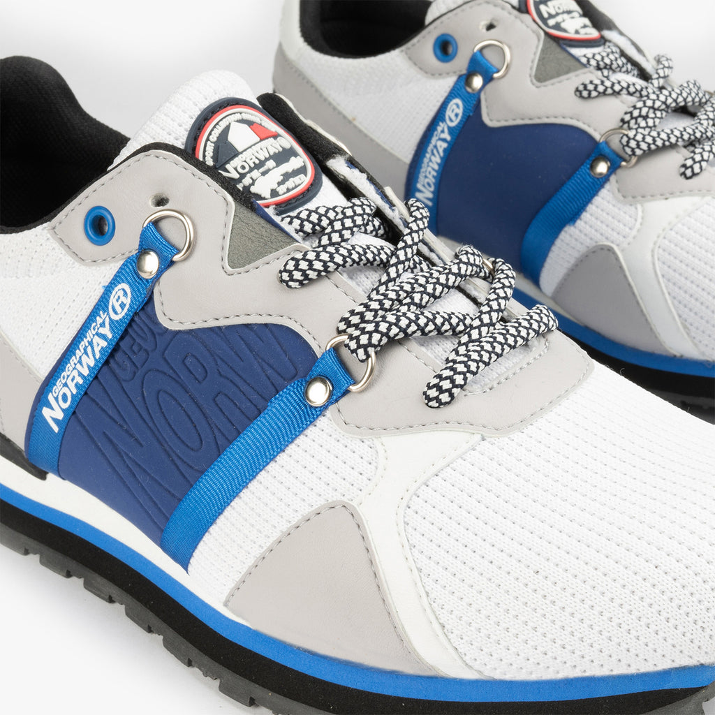 Cole Sneaker // Blue + White