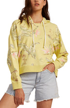Women's Billabong Lemongrass Hoodie, Size Large - Yellow