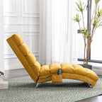 Massage Chaise Lounge Indoor, Ergonomic Electric Massage Lounger
