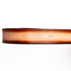 Montana // Caiman & Calf Leather Belt // Stone Brown