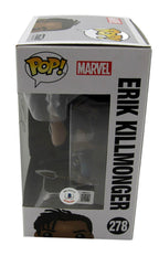 Michael B. Jordan Autographed Funko Pop! #278 "Black Panther" JSA 181189
