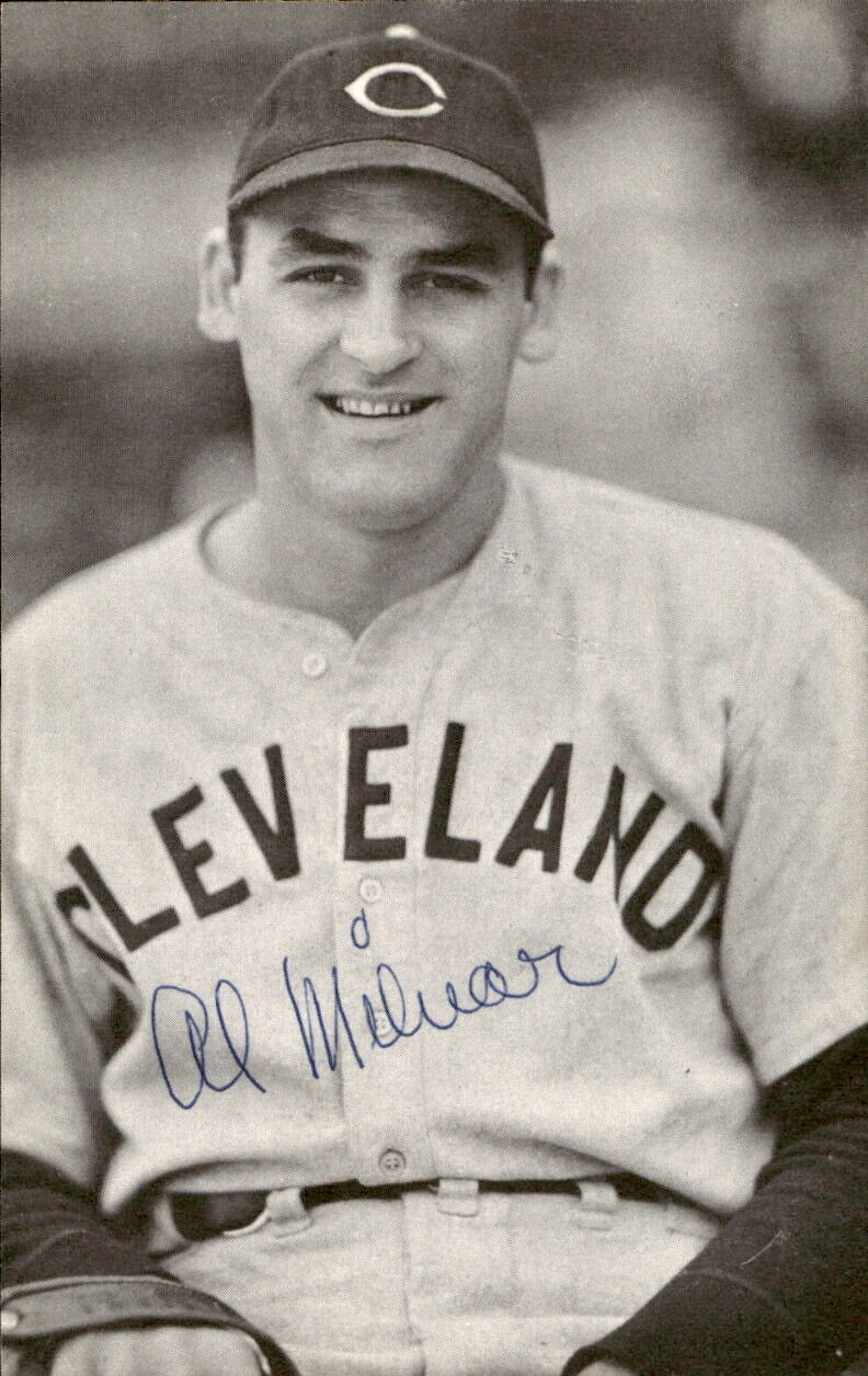 Al Milnar Indians d. 2005 Signed/Autographed 3x5  Photo 178642