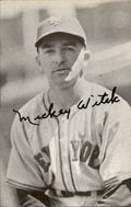 Mickey Witek NY Giants d. 1990 Signed/Autographed 3x5  Photo 179342