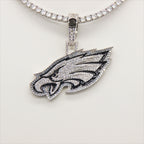 Philadelphia Eagles Zircon Pendant Necklace – Perfect Fan Gift for Game Day & Holidays