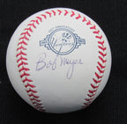Bob Meyer Signed/Auto Yankees 100th OML Baseball JSA  186950