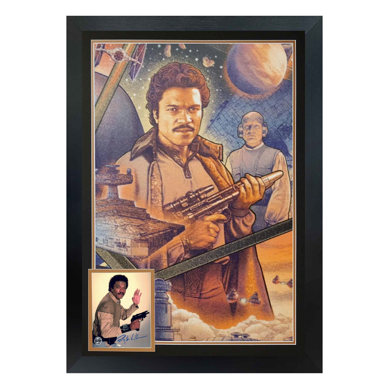 Billy Dee Williams // Signed Lando Calrissian Collage // Framed