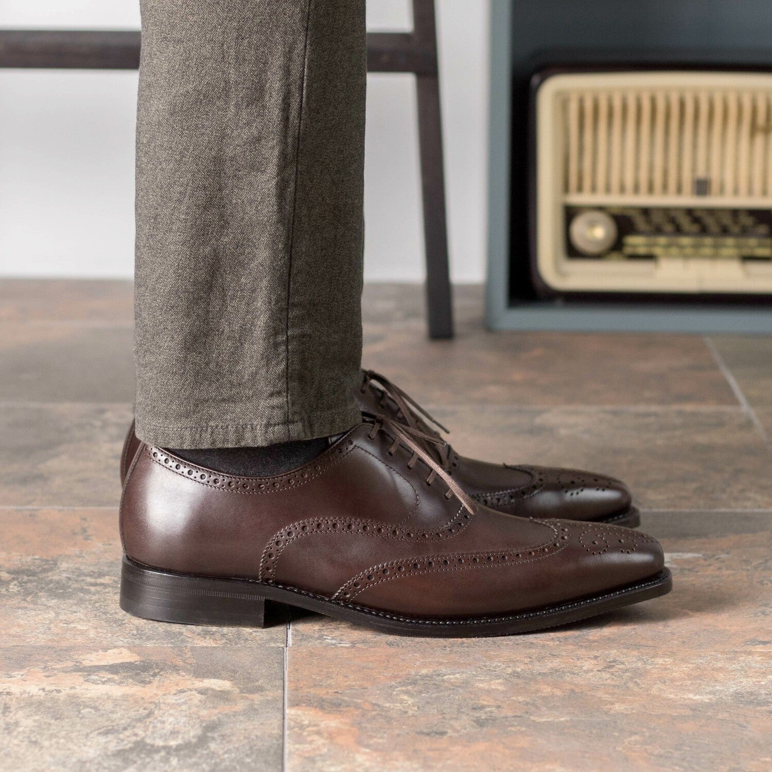 James Wingtip Derby // Brown