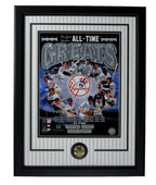 New York Yankees All-Time Greats Unsigned 11x14 Photo Framed MLB Holo 165756
